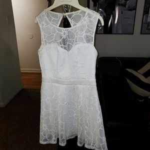 White lace dress